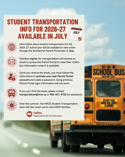 Student Transportation Info 2026-27