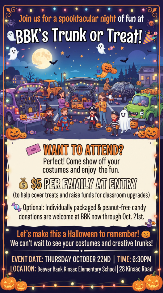 BBK Trunk or Treat Poster