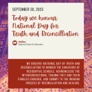 September 30th. National Day for Truth and Reconciliation